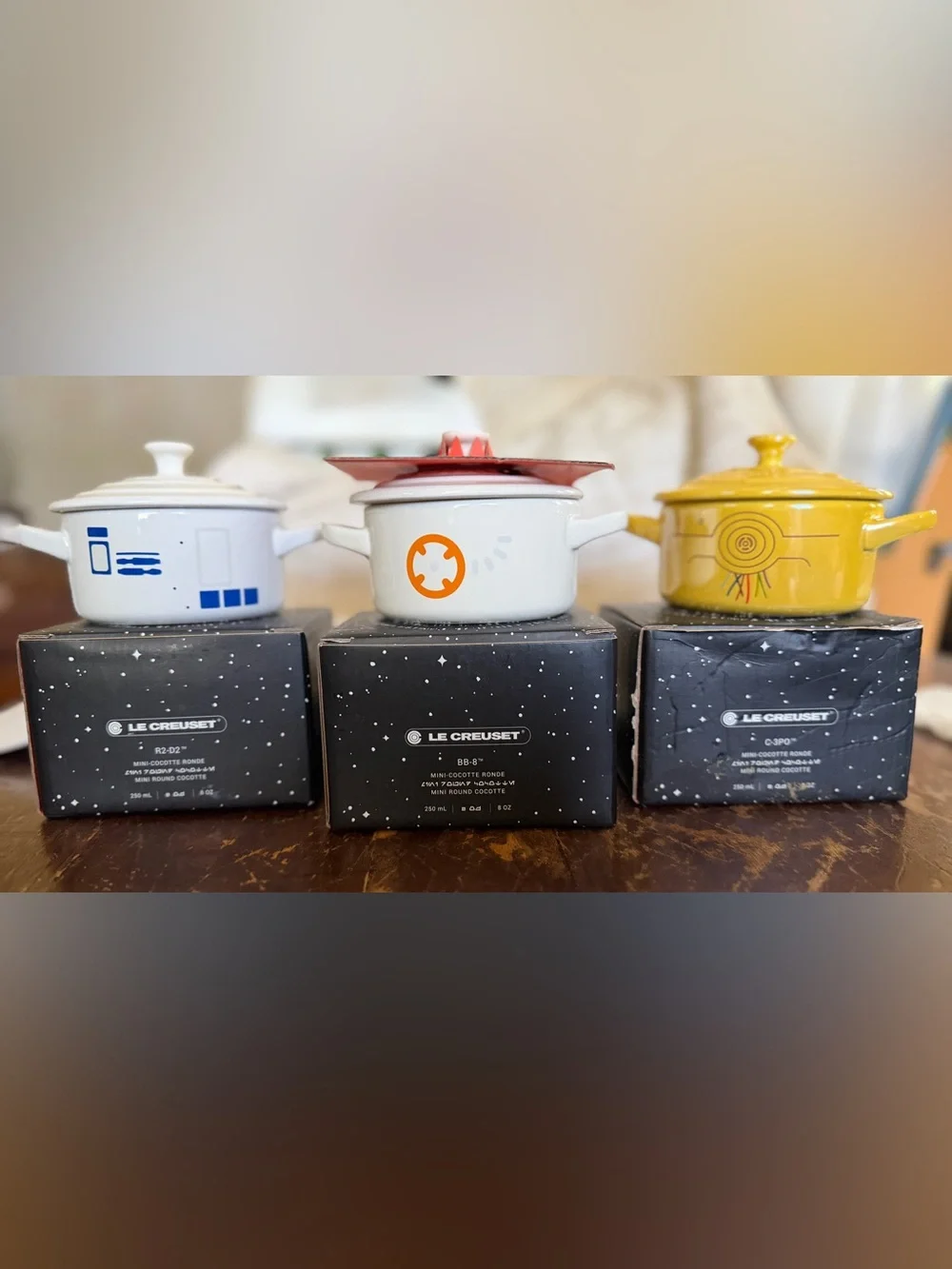 Le Creuset Star Wars Mini Round Cocotte - Set of 3